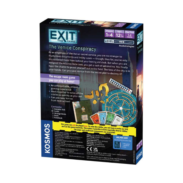 EXIT: The Game – The Venice Conspiracy (EN) JEUX - Coopératifs - EXIT