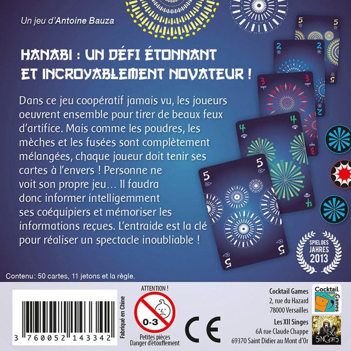 Hanabi (FR) JEUX - Coopératifs