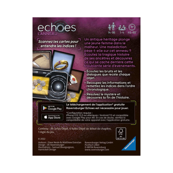 echoes: L'anneau (FR) JEUX - Détective & évasion