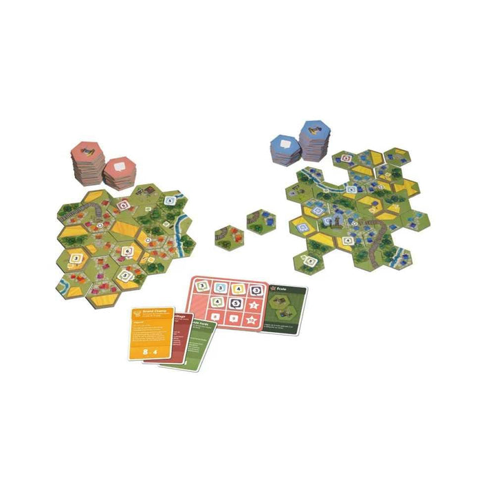 Dorfromantik - Le Duel (FR) JEUX - Deux joueurs