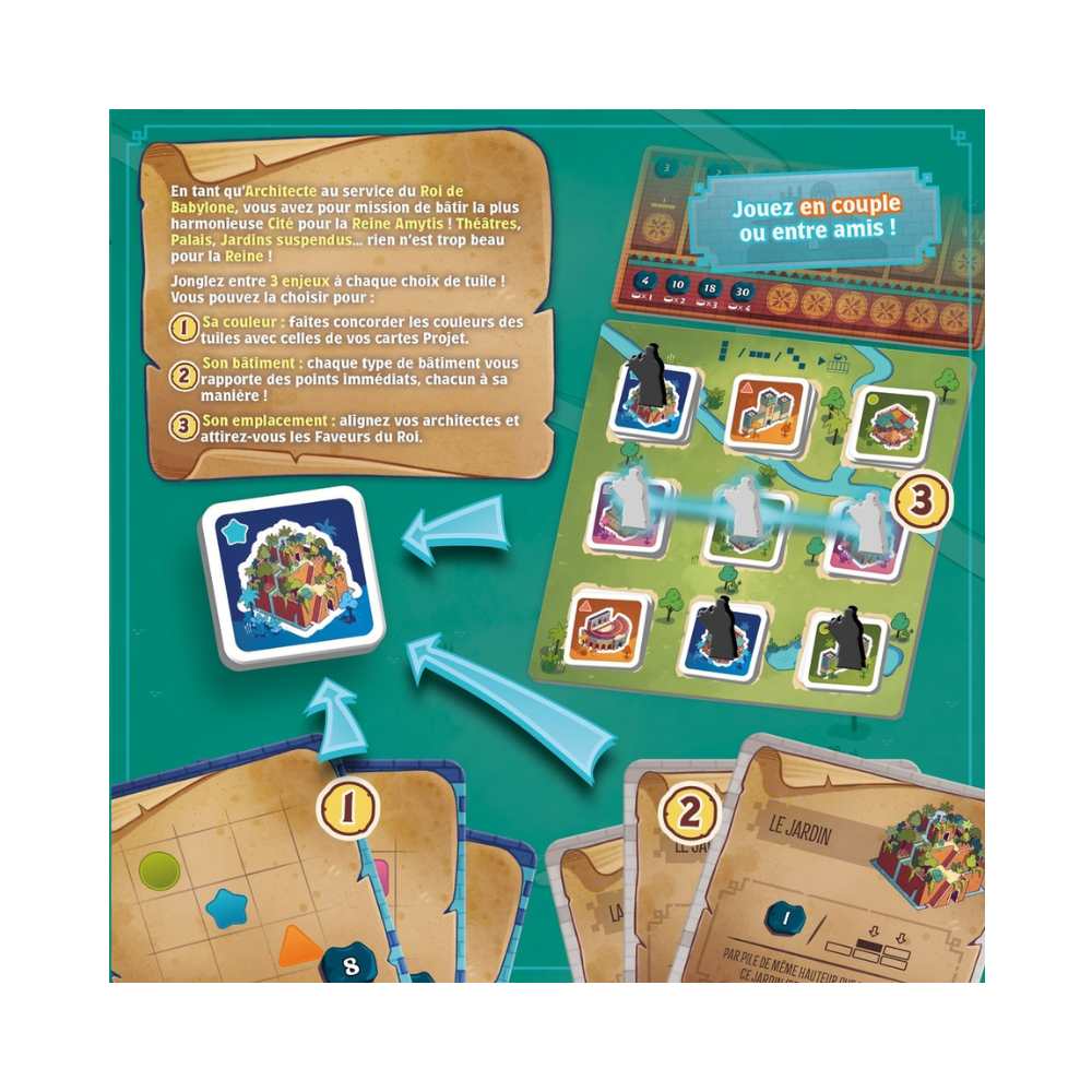 Les Architectes d'Amytis (FR) JEUX - Deux joueurs