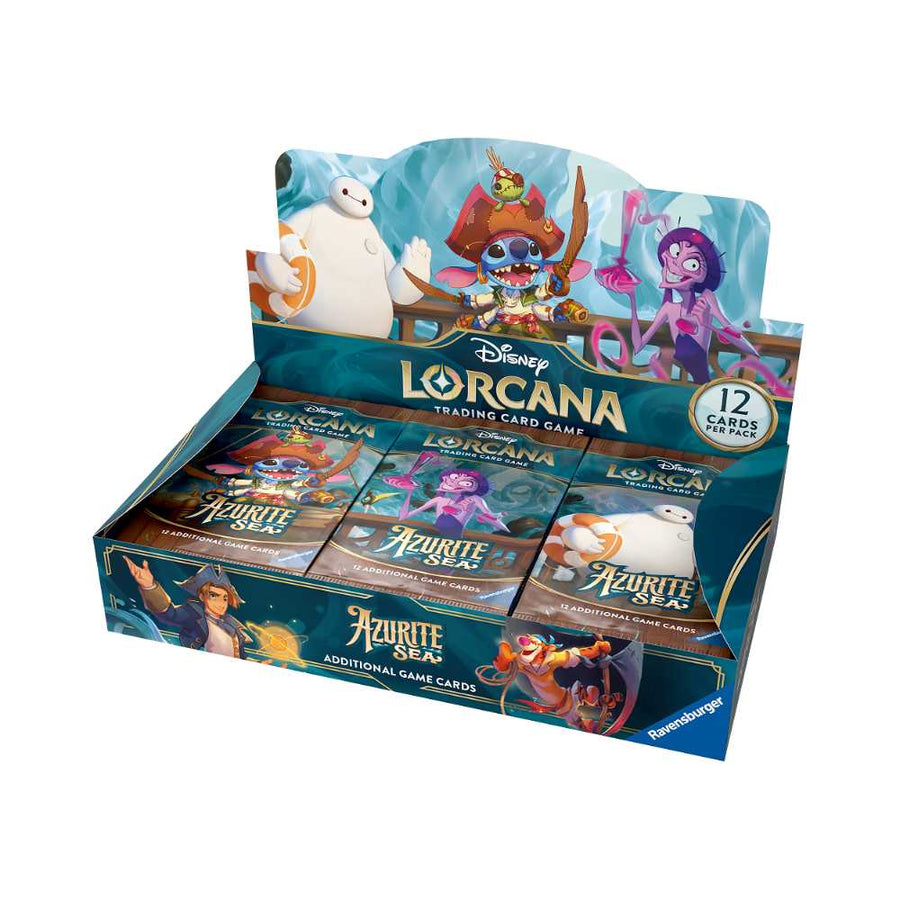 Disney Lorcana: Azurite Sea - Booster (EN) - Display Case (24) JEUX - Disney Lorcana - Booster