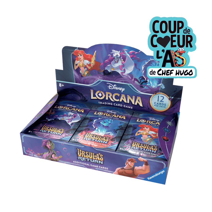 Disney Lorcana: Ursula's Return - Booster Display (24) (EN) JEUX - Disney Lorcana - Booster