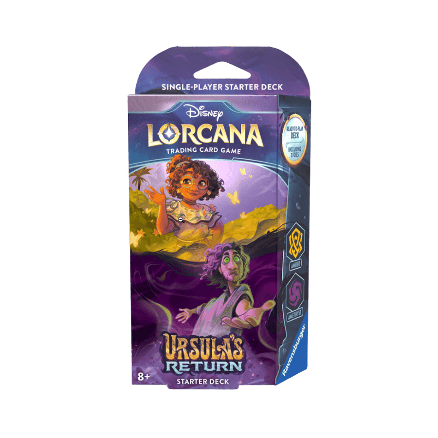 Disney Lorcana: Ursula's Return - Starter Deck - Amber/Amethyst (EN) JEUX - Disney Lorcana - Starter Deck