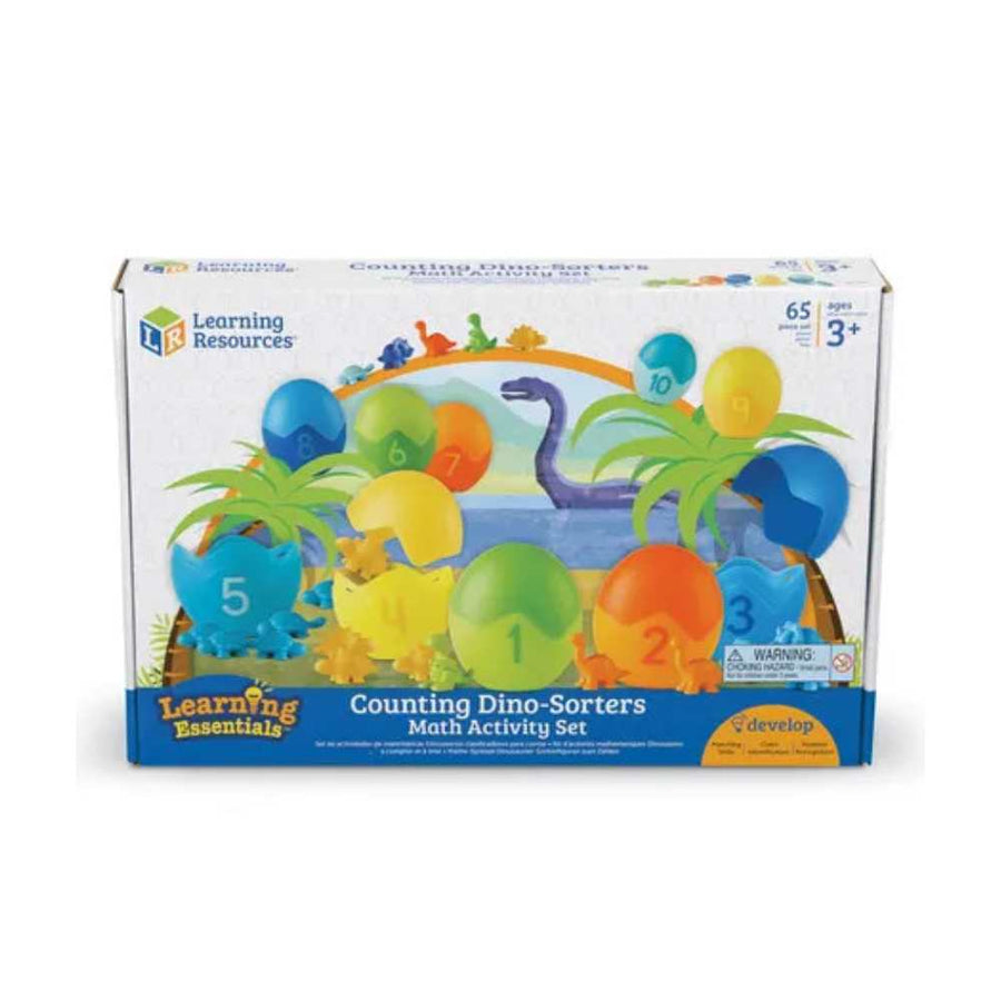 Jeu d'activités mathématiques - Dino-Sorters - Counting Math Activity Set (ML) JEUX - Éducatif
