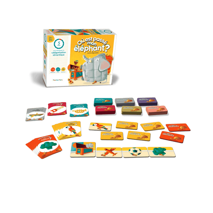 Mont-à-Mots: Où est passé mon éléphant (FR) JEUX - Éducatif