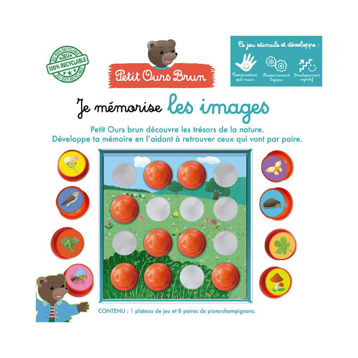 Petit ours brun - Je mémorise les images (FR) JEUX - Éducatif