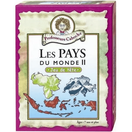 Professeure Caboche - Plus de pays du monde (FR) JEUX - Éducatif