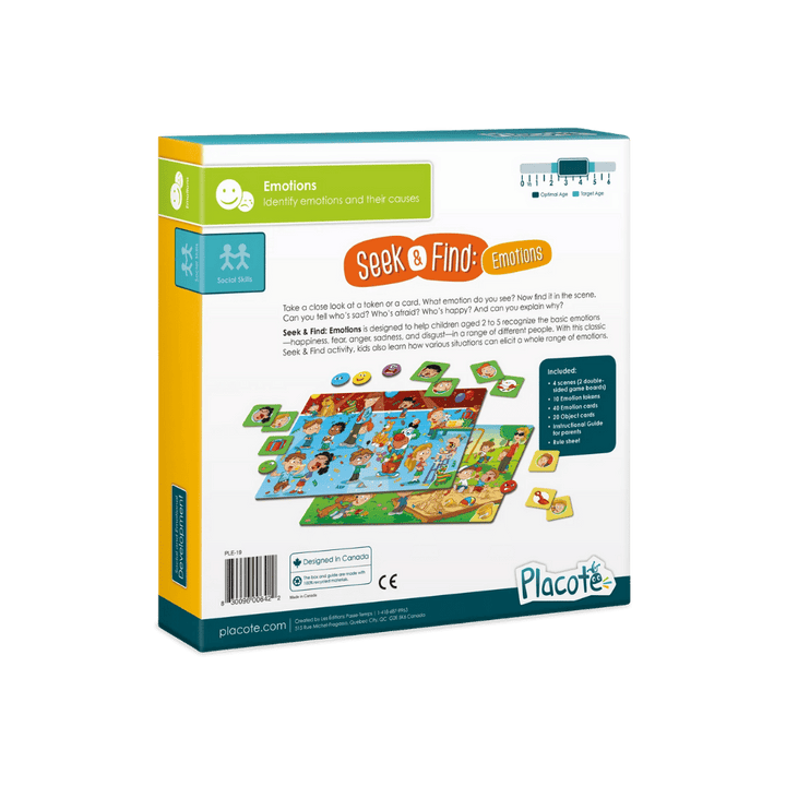 Seek & Find: Emotions (EN) JEUX - Éducatif