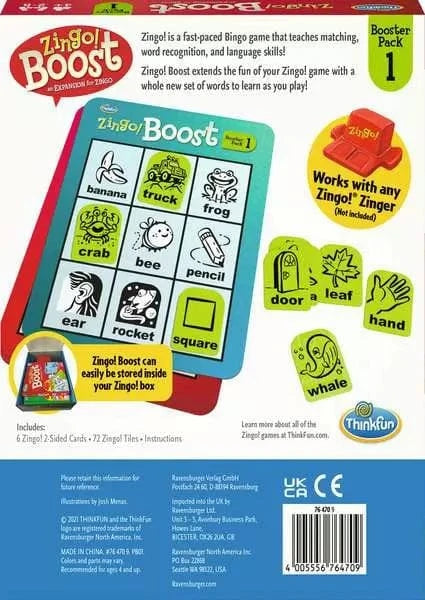 Zingo! Boost Pack 1 (EN) JEUX - Enfants - Enfants 4 ans +