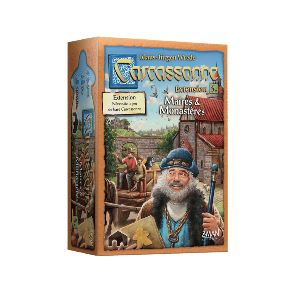 Carcassonne 2.0: Ext. 5 Maires & Monastères (FR) JEUX - Famille