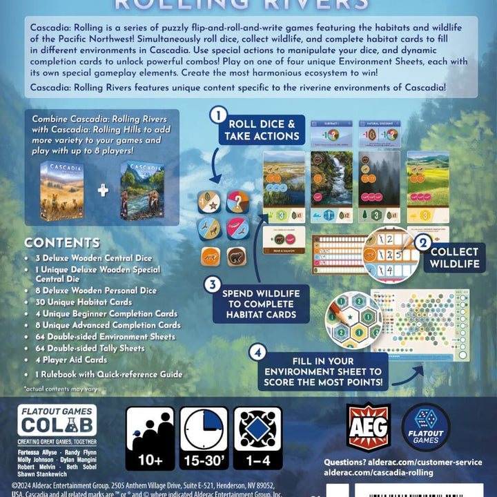 Cascadia: Rolling Rivers (EN) JEUX - Famille