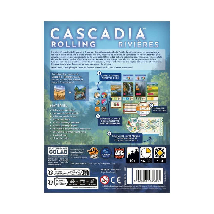 Cascadia : Rolling rivières (FR) JEUX - Famille