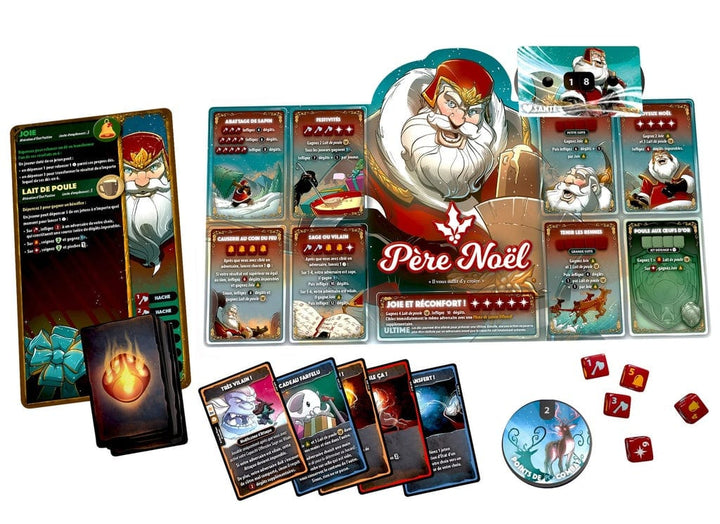 Dice Throne : Pere-Noël vs Krampus (FR) JEUX - Famille