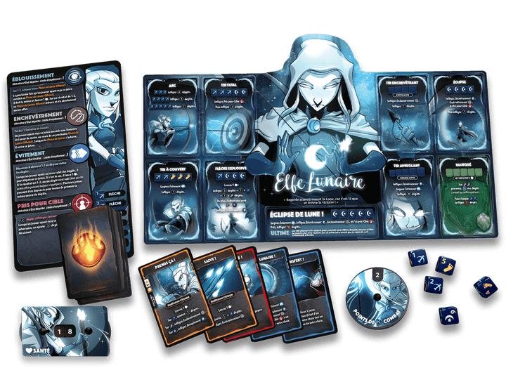 Dice Throne Sais. 1 - Barbare contre Elfe Lunaire (FR) JEUX - Famille