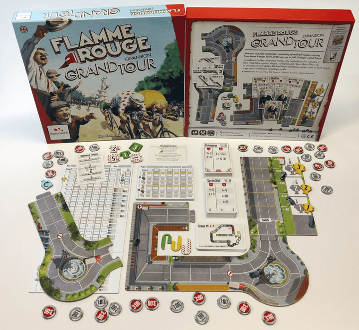 Flamme Rouge: Grand Tour Exp. (EN) JEUX - Famille