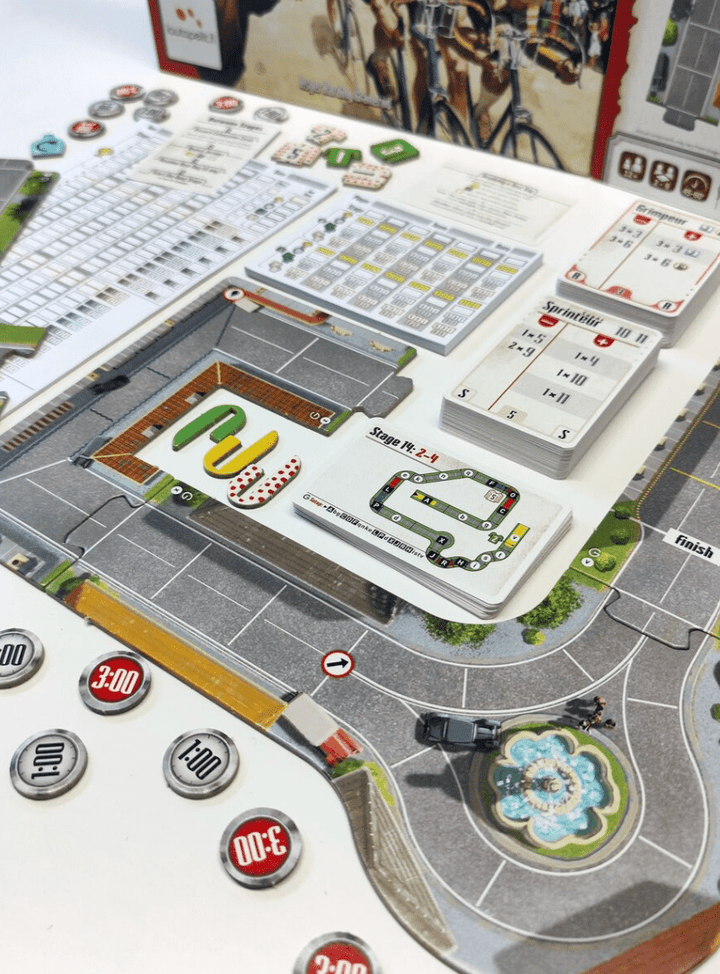 Flamme Rouge: Grand Tour Exp. (EN) JEUX - Famille