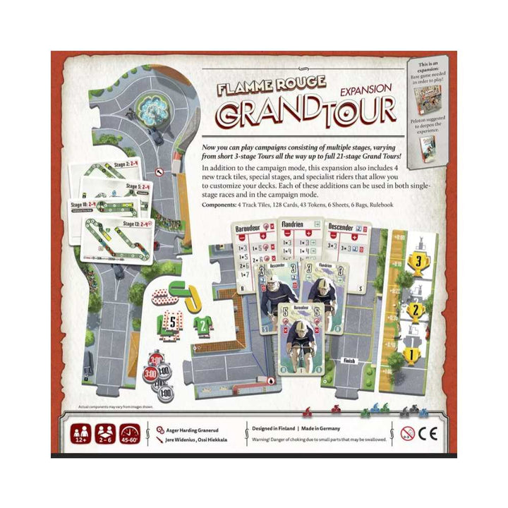 Flamme Rouge: Grand Tour Exp. (EN) JEUX - Famille