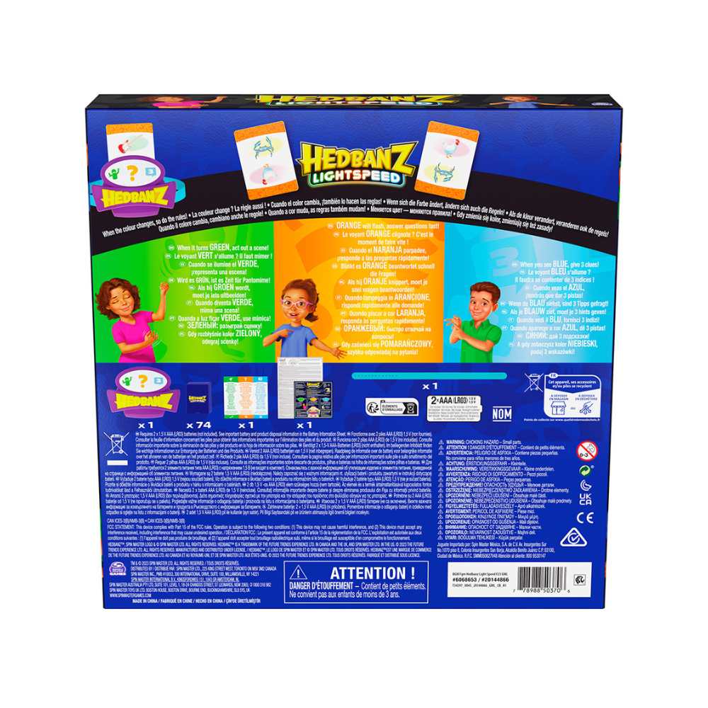 Hedbanz - Lightspeed (ML) JEUX - Famille