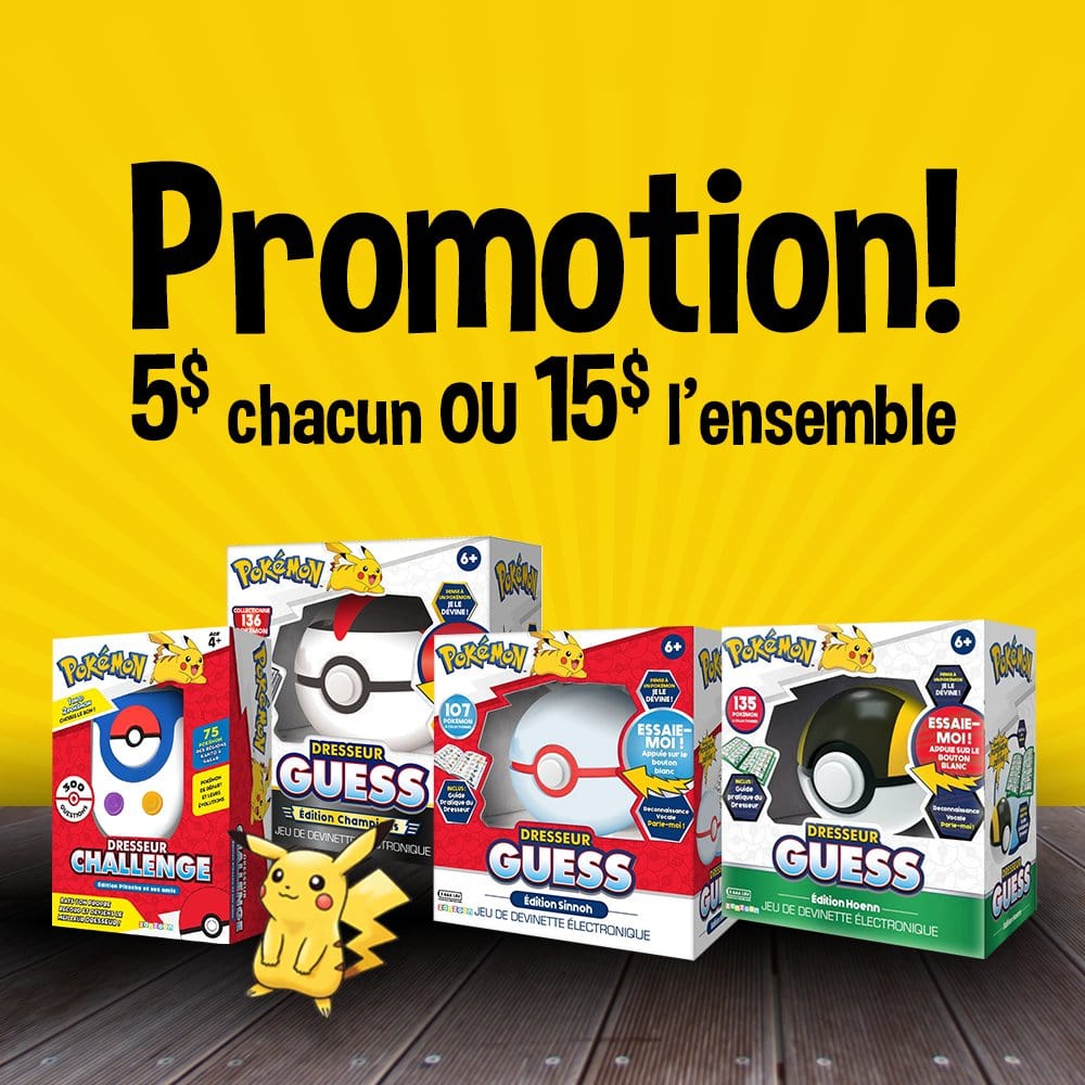 Ensemble de quatre jeux Pokémon (FR) JEUX - Pokémon