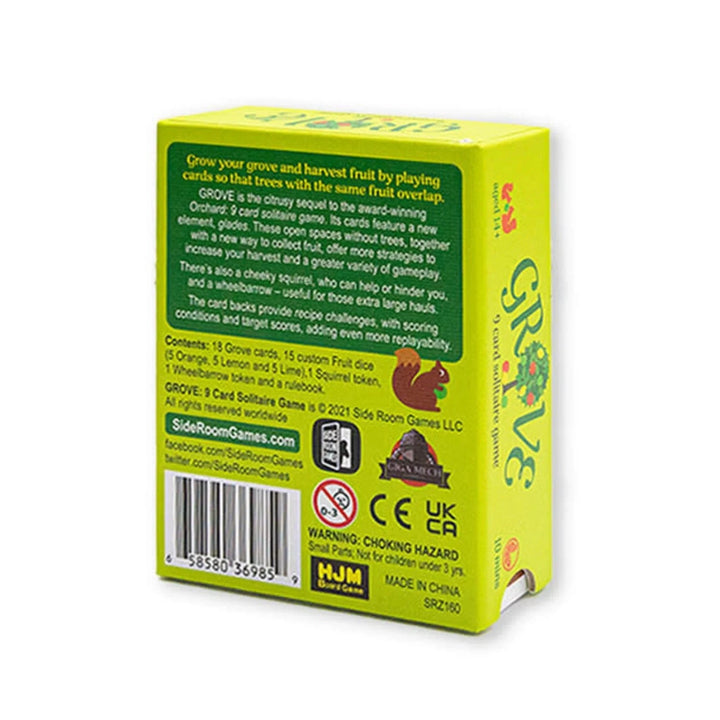 Grove: A 9 Card Solitaire Game (EN) JEUX - Solo