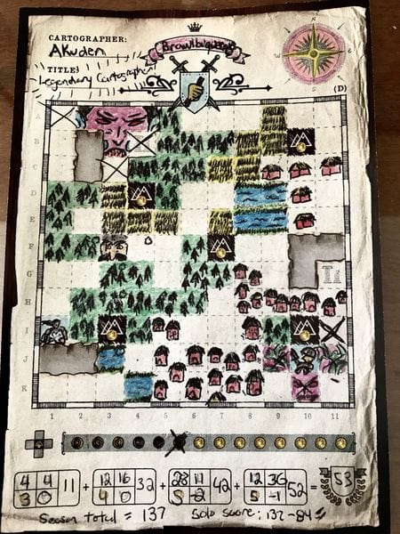 Cartographers: Heroes (EN) JEUX - Stratégie - Stratégie intermédiaire