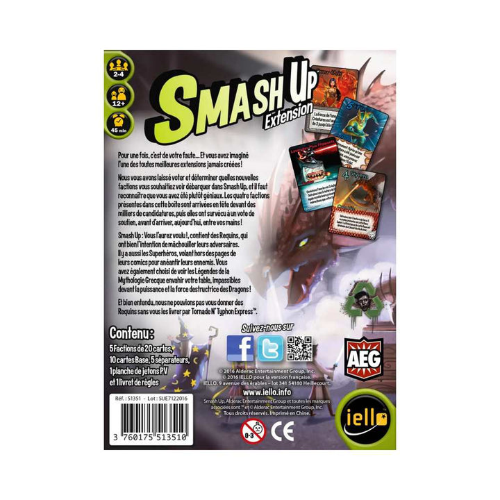Smash Up: Ext. Vous l'aurez voulu! (FR) JEUX - Stratégie - Stratégie léger