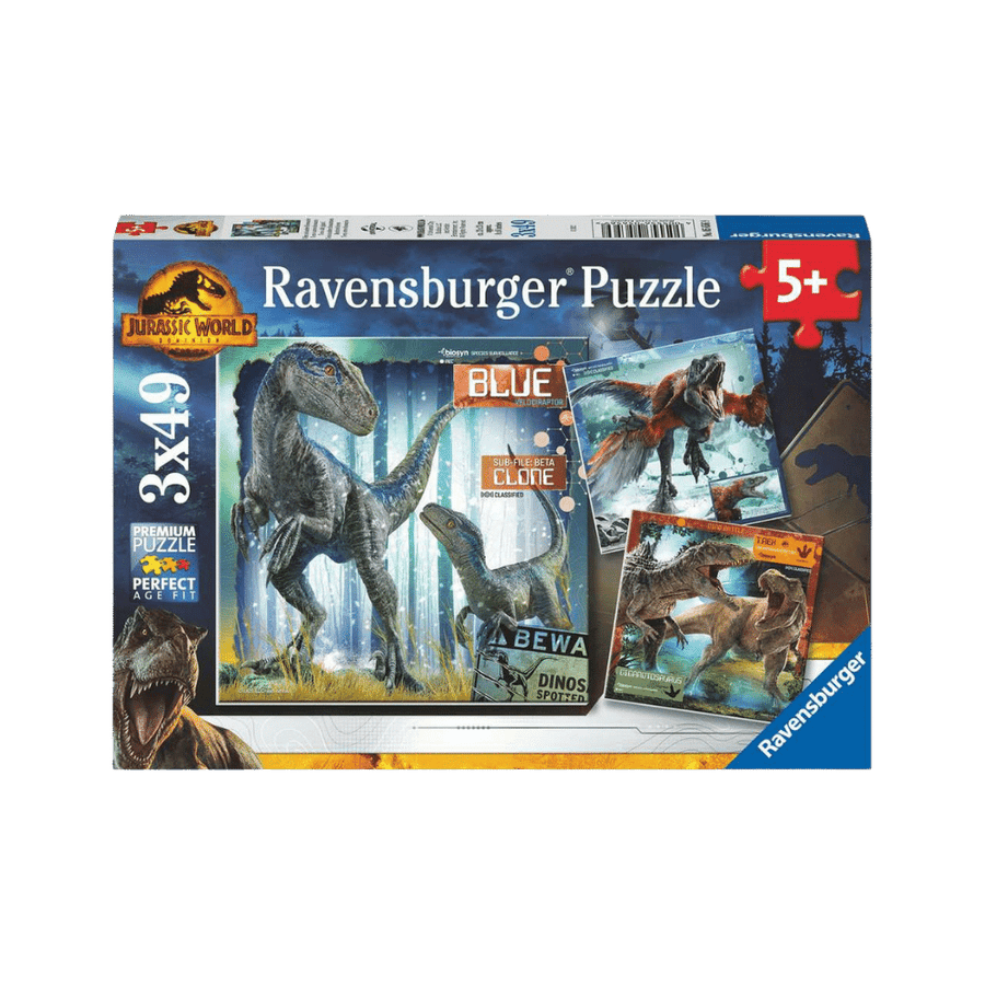 Jurassic World: Dominion (Puzzle 3x49 pc) CASSE-TÊTE - 25-49 morceaux