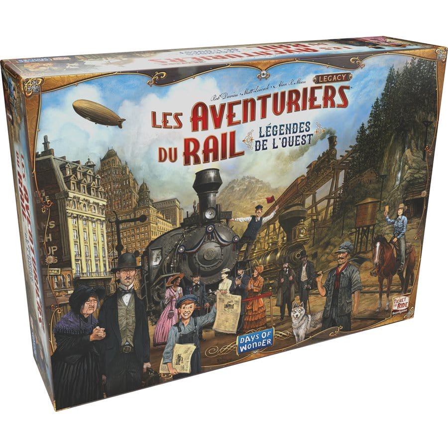 Les Aventuriers du Rail - Legacy - Légendes de l’Ouest (FR) JEUX - Famille