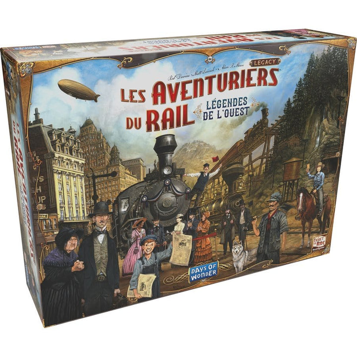 Les Aventuriers du Rail - Legacy - Légendes de l’Ouest (FR) JEUX - Famille
