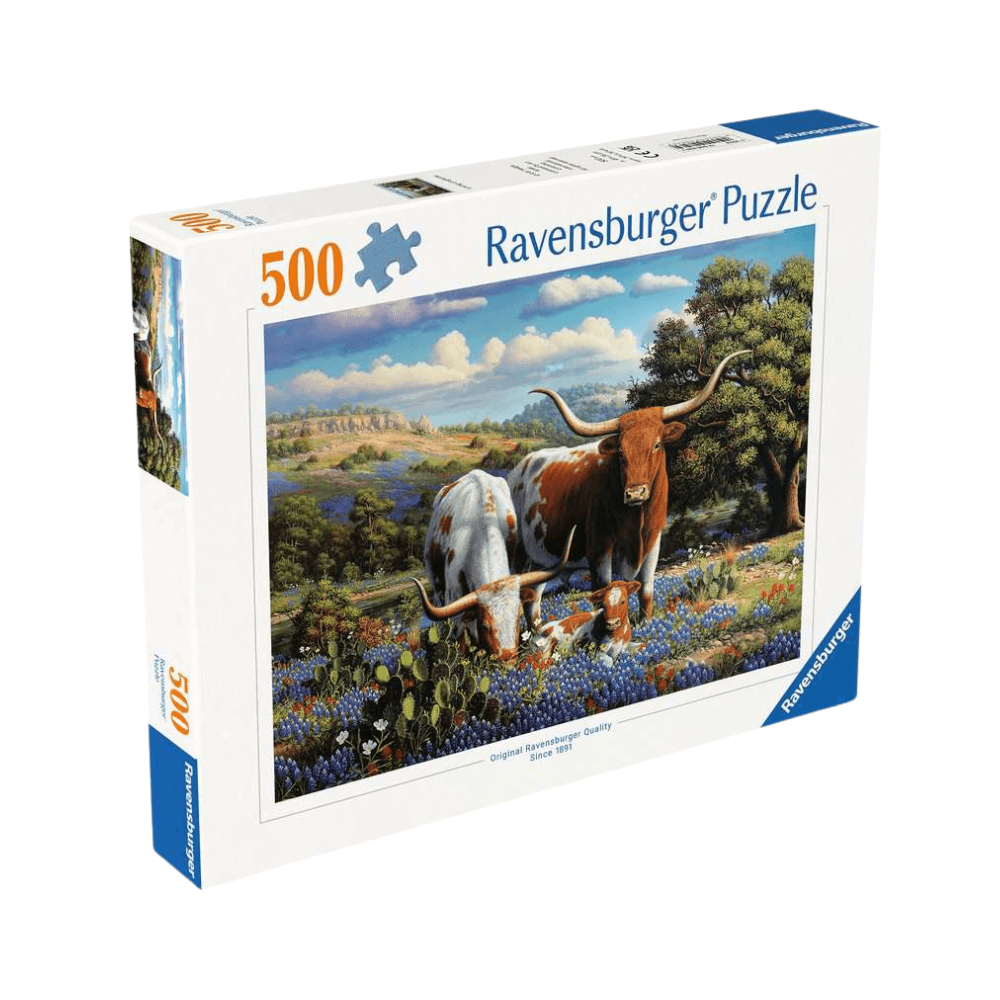 Loving Longhorns (500 pc) CASSE-TÊTE - 400 - 550 morceaux