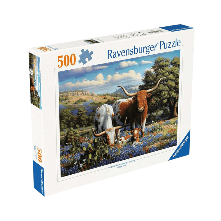 Loving Longhorns (500 pc) CASSE-TÊTE - 400 - 550 morceaux