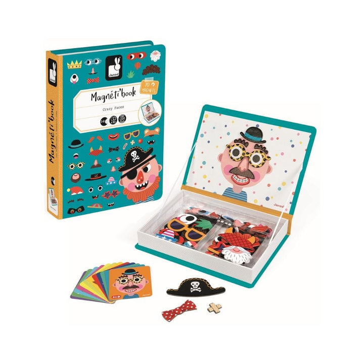 Magnetibook - Visages fous Garçons JEUX - Éducatif