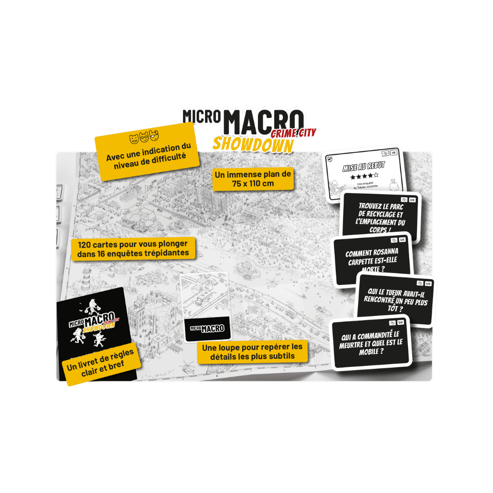 MicroMacro : Crime City 4 - Showdown (FR) JEUX - Détective & évasion