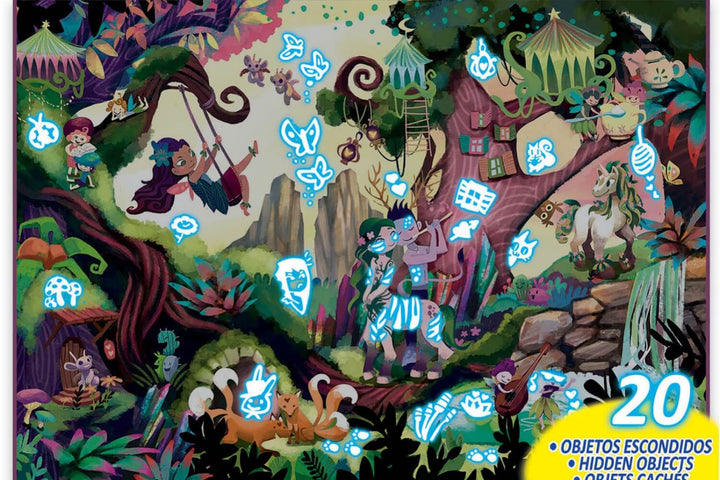 Mysterious - Forêt enchanté (FR) (Puzzle mystère 200 pcs) CASSE-TÊTE - 200 - 275 morceaux