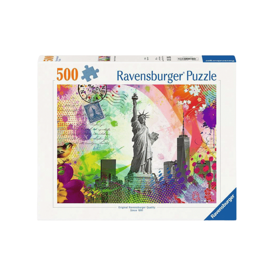 New York Postcard (500 pc) CASSE-TÊTE - 400 - 550 morceaux