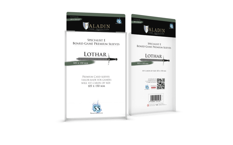 Paladin Sleeve - Lothar - 105mm X 150mm (55CT) ACCESSOIRES - Protecteurs (Sleeves) - Formats non-standards