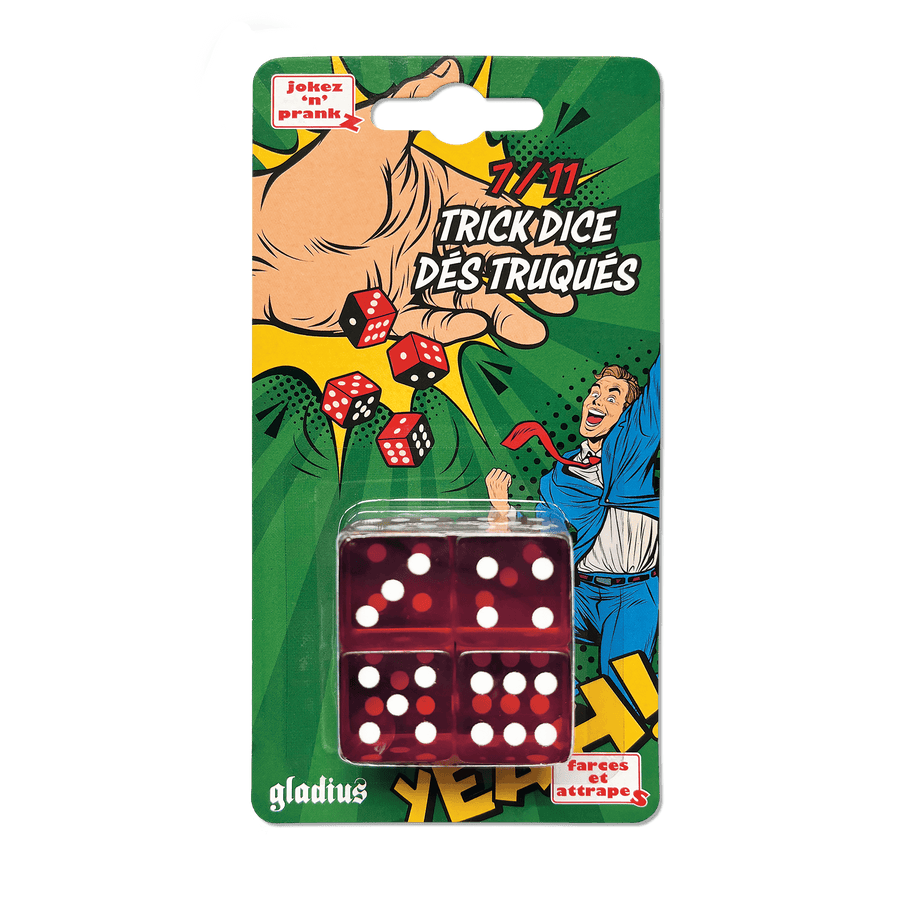 Dés truqués | Trick Dice PASSE-TEMPS - Farces et attrapes