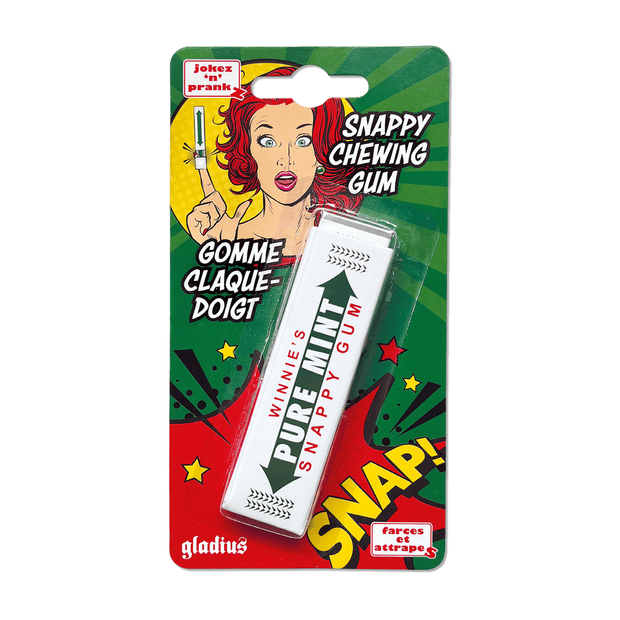 Gomme claque-doigt | Snappy Chewing Gum PASSE-TEMPS - Farces et attrapes