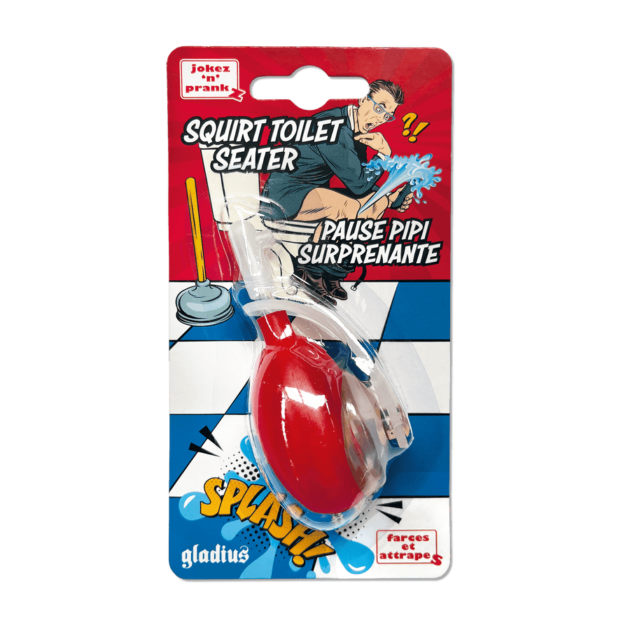 Pause pipi surprenante | Squirt Toilet Seater PASSE-TEMPS - Farces et attrapes