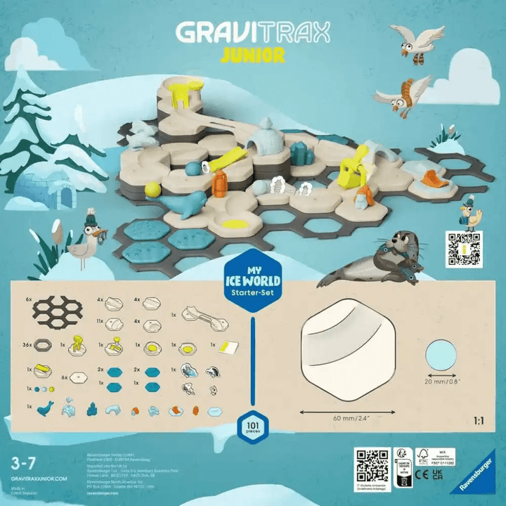 GraviTrax Junior: Kit de démarrage Glace (ML) PASSE-TEMPS - Jouets - Jouets Construction - Gravitrax - Junior