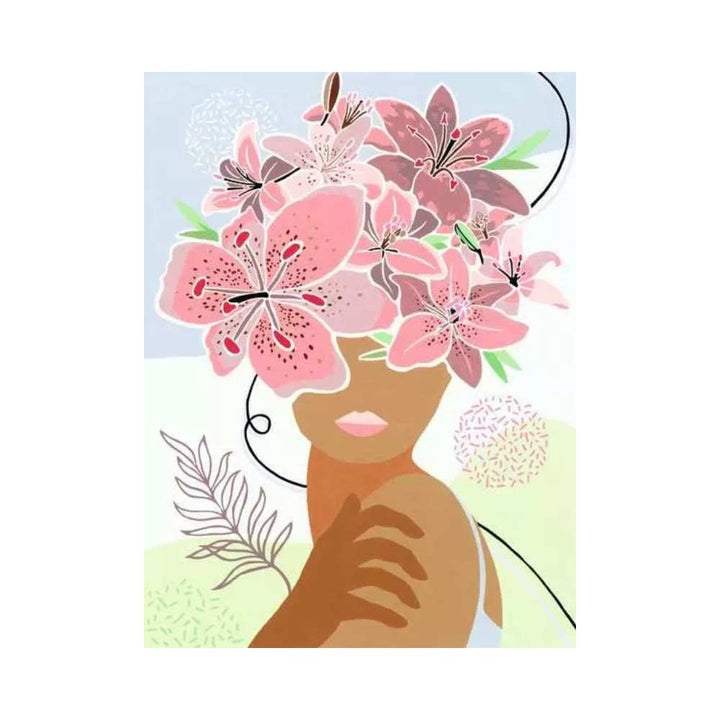 CreArt - Flower on my Mind (30x40 cm) PASSE-TEMPS - Peinture à numéro
