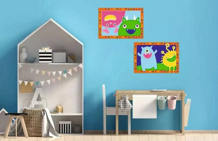 CreArt Jr: Silly Monsters (2 images) PASSE-TEMPS - Peinture à numéro