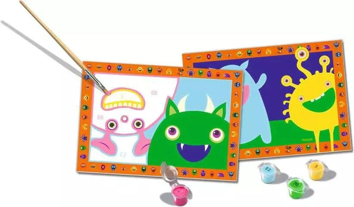 CreArt Jr: Silly Monsters (2 images) PASSE-TEMPS - Peinture à numéro