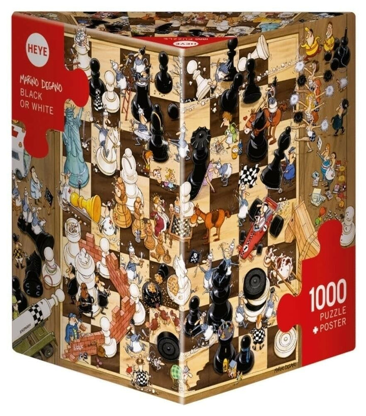Puzzle 1000:  Black Or White, Degano CASSE-TÊTE - 1000 morceaux
