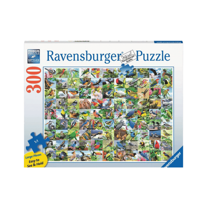 Puzzle 300: 99 Delightful Birds CASSE-TÊTE - 300 - 375 morceaux