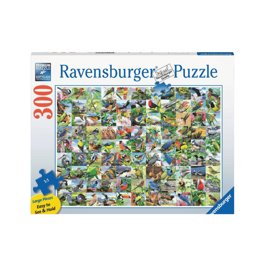 Puzzle 300: 99 Delightful Birds CASSE-TÊTE - 300 - 375 morceaux