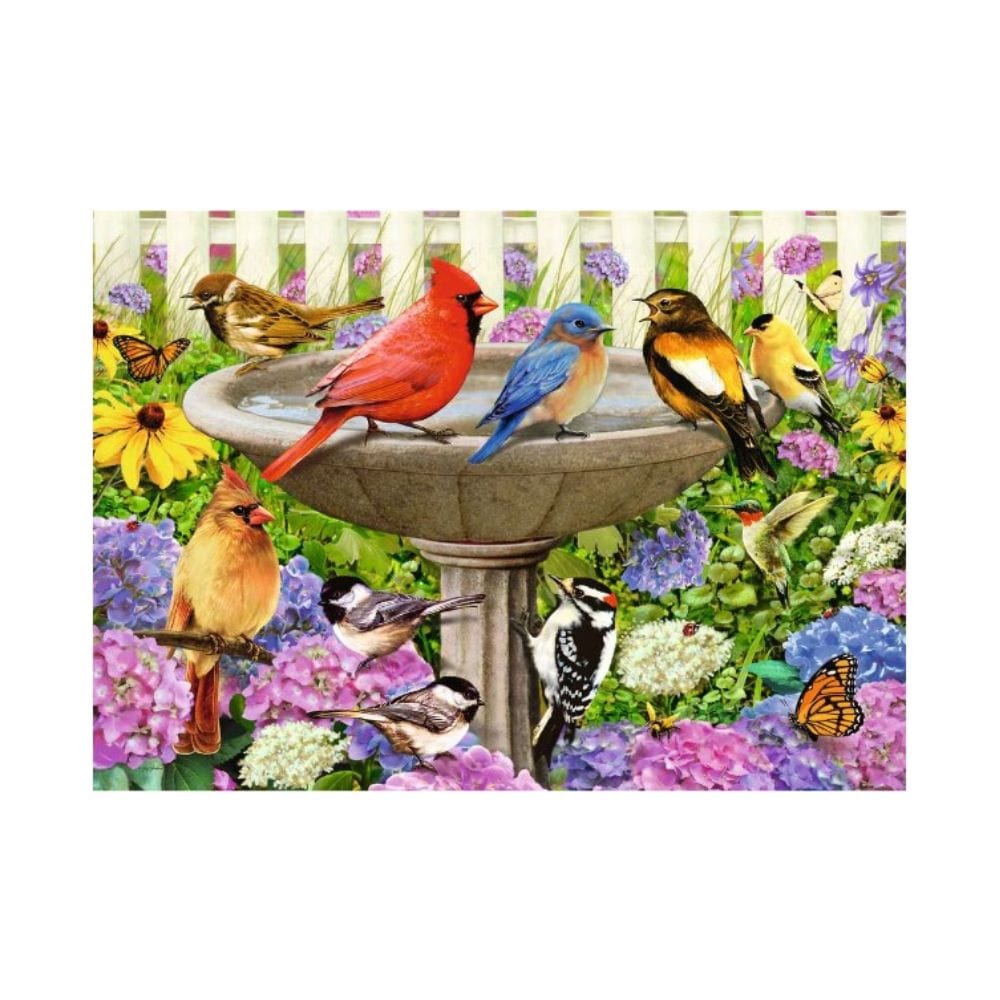 Puzzle 500: Oiseaux à l'abreuvoir CASSE-TÊTE - 400 - 550 morceaux