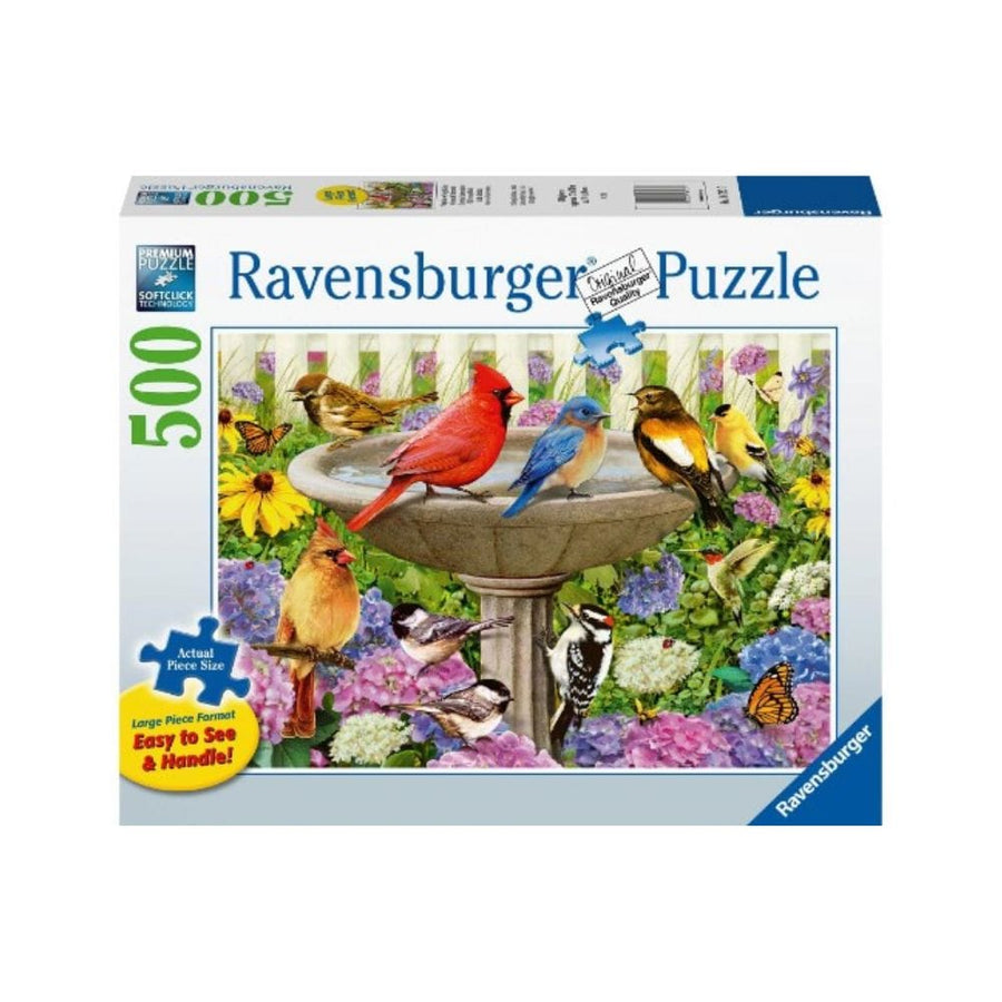 Puzzle 500: Oiseaux à l'abreuvoir CASSE-TÊTE - 400 - 550 morceaux