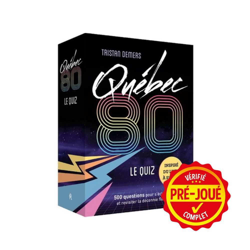 Québec 80 Le quiz (pré-joué) (FR) BAZAR - Bazar - Ambiance (party)